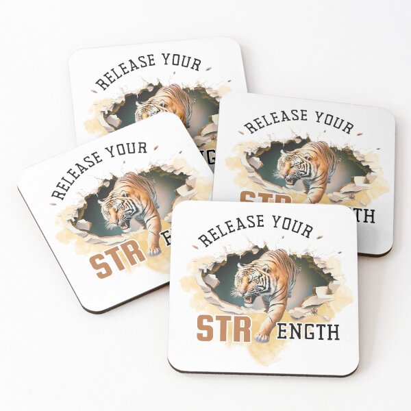 Item preview, Strength like a tiger animal lover designed and sold by busy101.