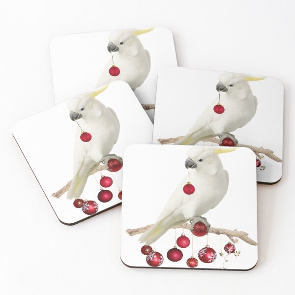 Item preview, Cockatoo Decorating It's Tree designed and sold by PricklyEchidna.