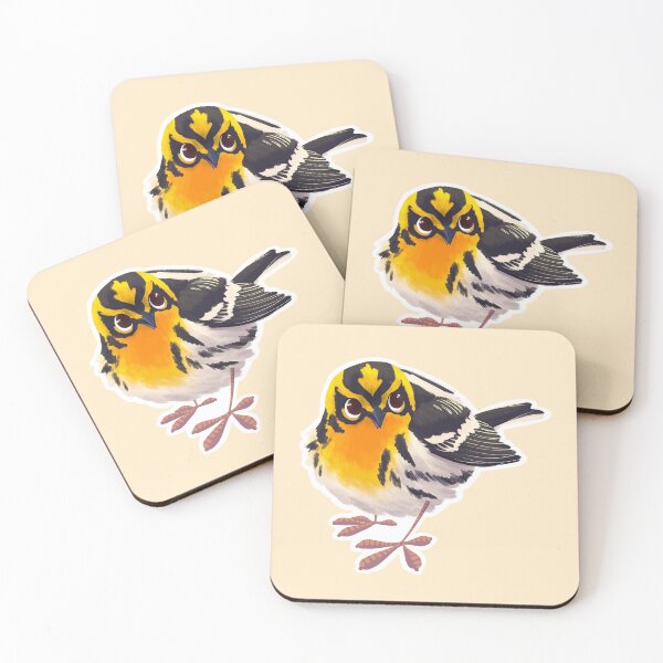 Item preview, Blackburnian Warbler Bird designed and sold by Valoulartisss.