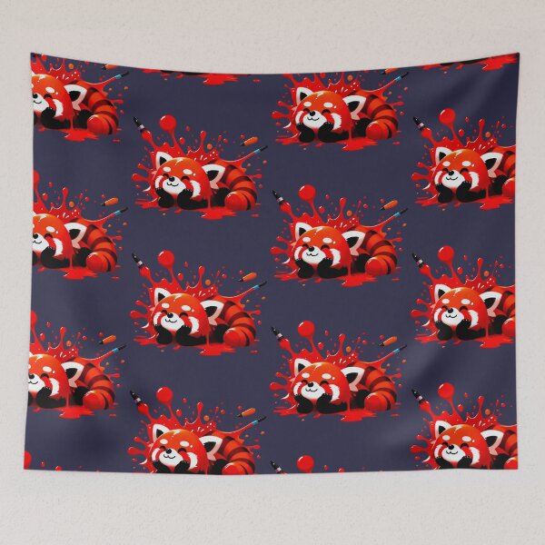 Item preview, artful red panda designed and sold by Asweet1.
