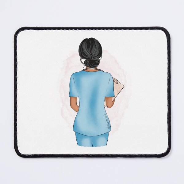 Item preview, Nurse In Scrubs black designed and sold by Sector-G91.