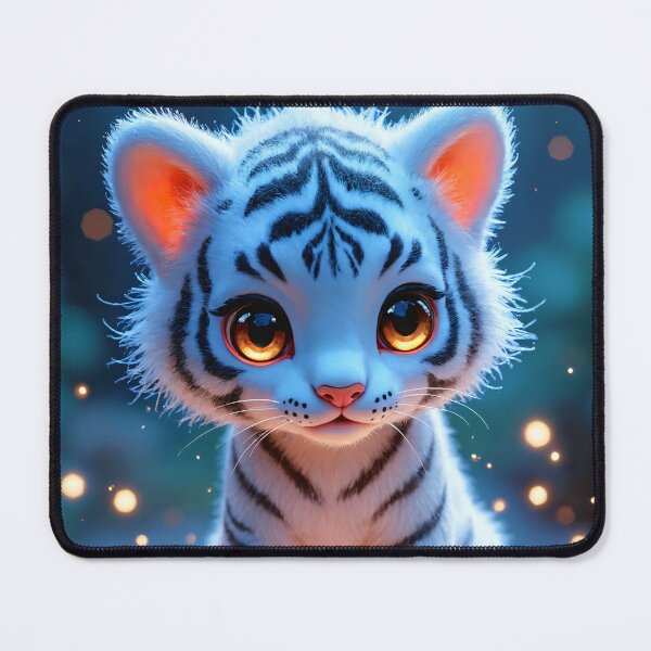 Item preview, Cute Baby White Tiger designed and sold by TheArtOfPat.