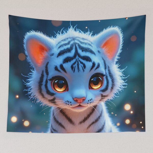 Item preview, Cute Baby White Tiger designed and sold by TheArtOfPat.