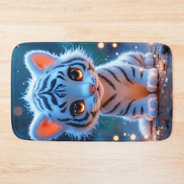 Item preview, Cute Baby White Tiger designed and sold by TheArtOfPat.
