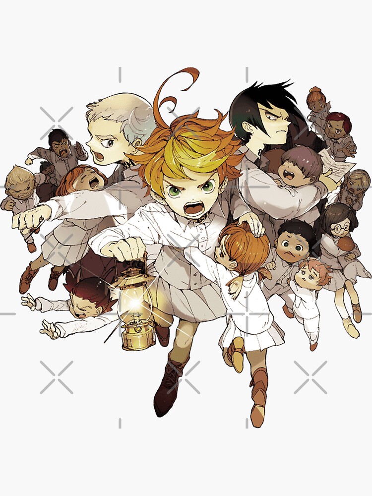 Download The Promised Neverland Characters in a Forest