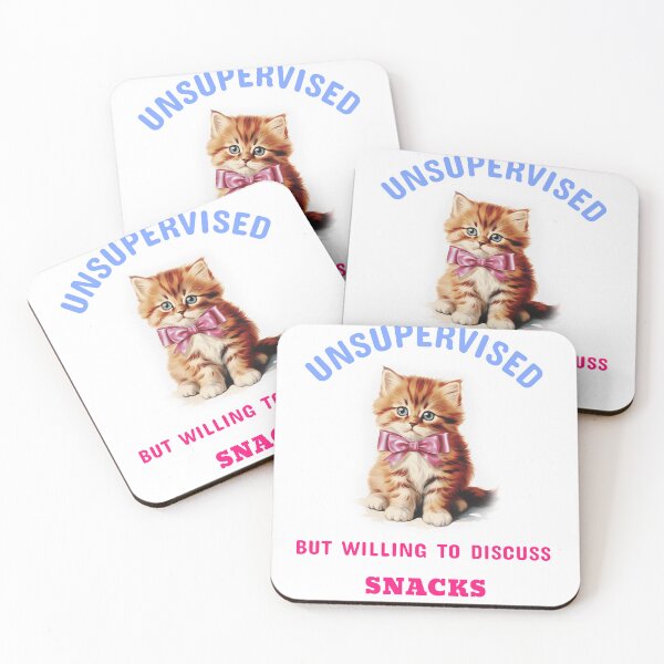 Item preview, Cat - Unsupervised but willing to discuss snacks designed and sold by zorropriest.