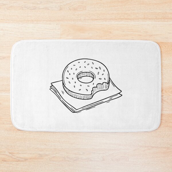 Item preview, Donut half-bitten on napkins designed and sold by rasagamastore.