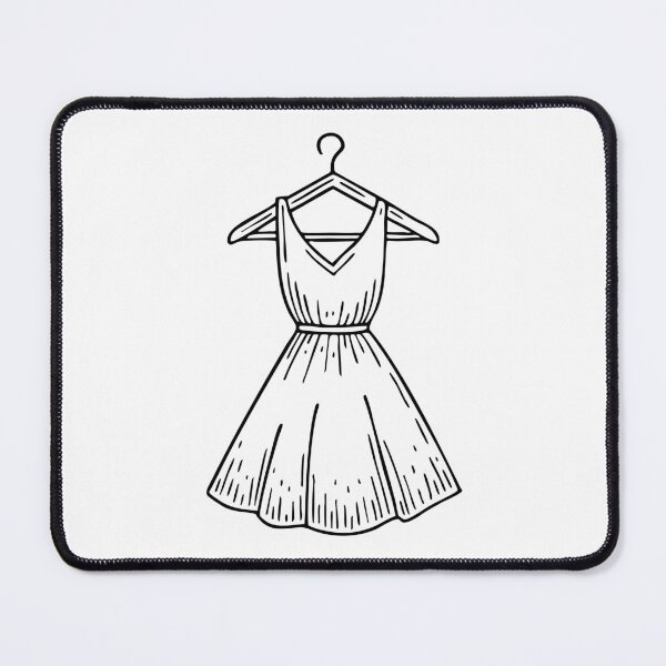Item preview, Dress hanging on a vintage wooden hanger designed and sold by rasagamastore.