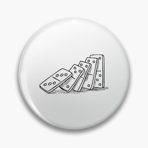 Item preview, Domino cards toppled over in a chain reaction designed and sold by rasagamastore.