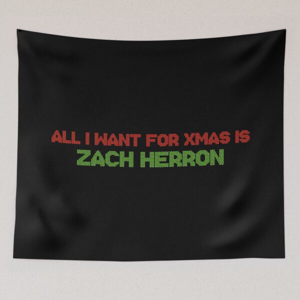 Item preview, All I Want for Xmas is Zach Herron designed and sold by deluluhaze.