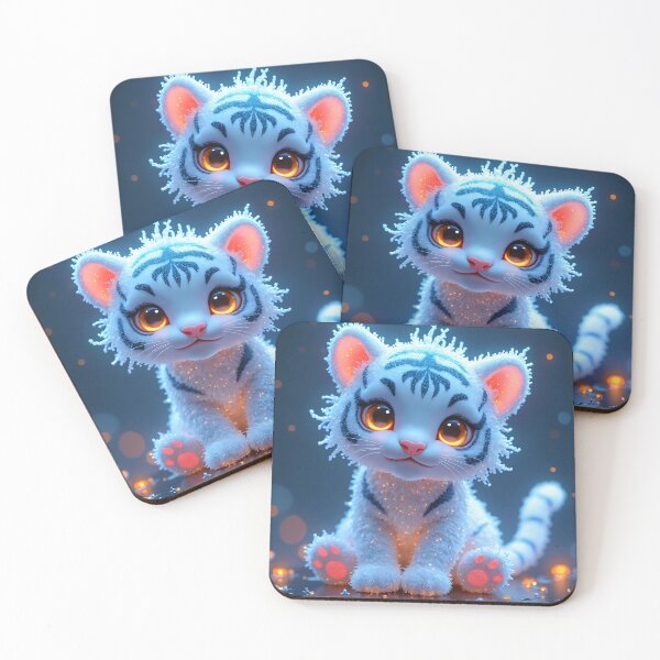 Item preview, Cute Baby White Tiger designed and sold by TheArtOfPat.