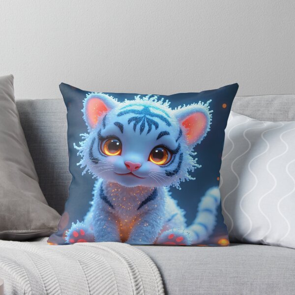 Item preview, Cute Baby White Tiger designed and sold by TheArtOfPat.