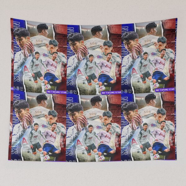 Item preview, THE 7 STAR SON HEUNG MIN SPECIAL ON REDBUBBLE designed and sold by rezki-lillah.
