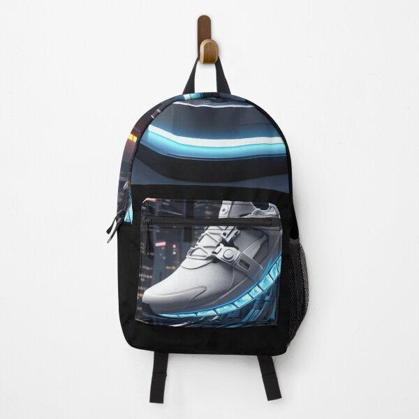 Item preview, Futuristic Robotic Sneaker with Neon Blue Glow - Sci-Fi Inspired Design designed and sold by PRIME4YOU.