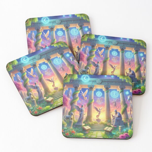 Item preview, Ankhi And The Lost Myths - Magical Forest Setting With Statues (Style 2) designed and sold by Oonward2021.
