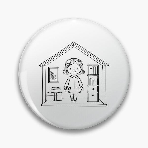 Item preview, Doll in a dollhouse setting designed and sold by rasagamastore.