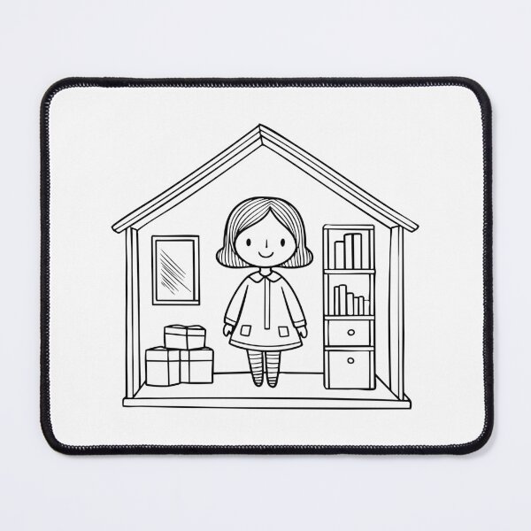 Item preview, Doll in a dollhouse setting designed and sold by rasagamastore.