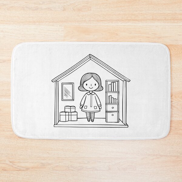 Item preview, Doll in a dollhouse setting designed and sold by rasagamastore.
