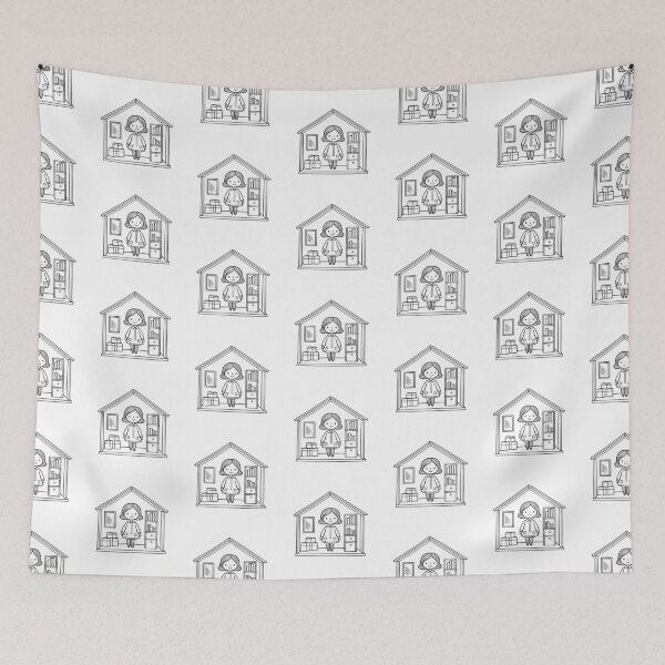 Item preview, Doll in a dollhouse setting designed and sold by rasagamastore.