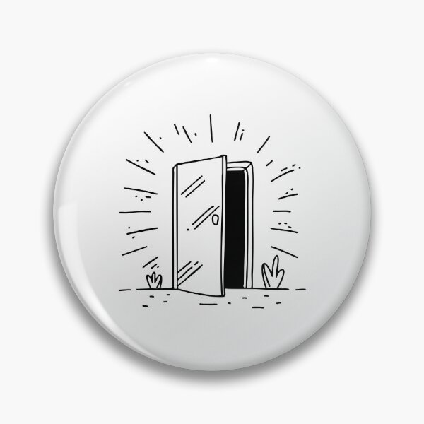 Item preview, Door slightly open with light shining through designed and sold by rasagamastore.