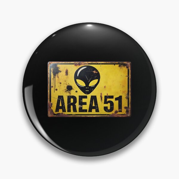 Artikelvorschau, Area 51 Vintage Metal Sign entworfen und verkauft von FutureTraveller.