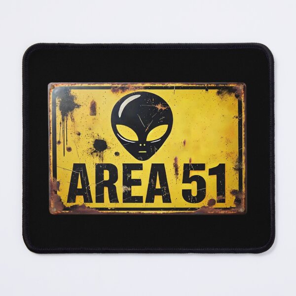 Item preview, Area 51 Vintage Metal Sign designed and sold by FutureTraveller.