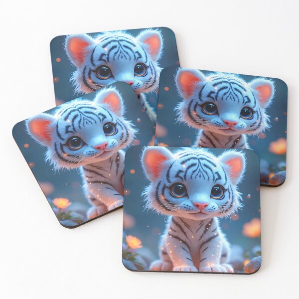 Item preview, Cute Baby White Tiger designed and sold by TheArtOfPat.