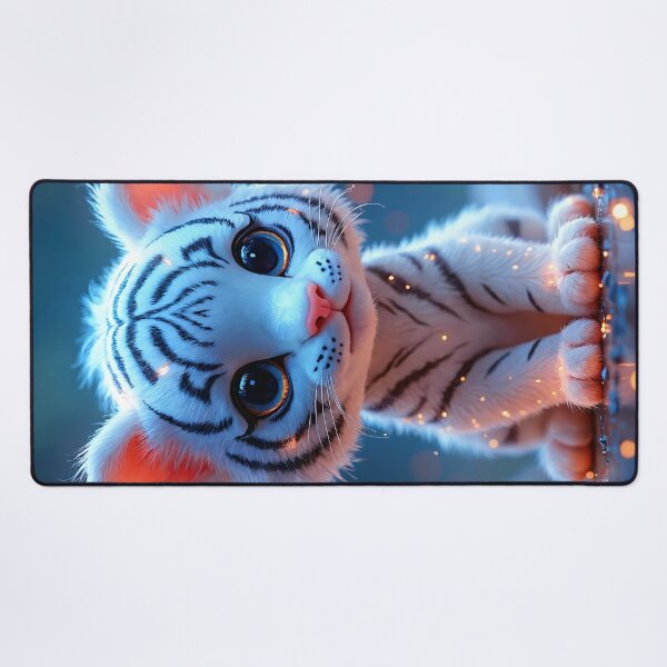Item preview, Cute Baby White Tiger designed and sold by TheArtOfPat.