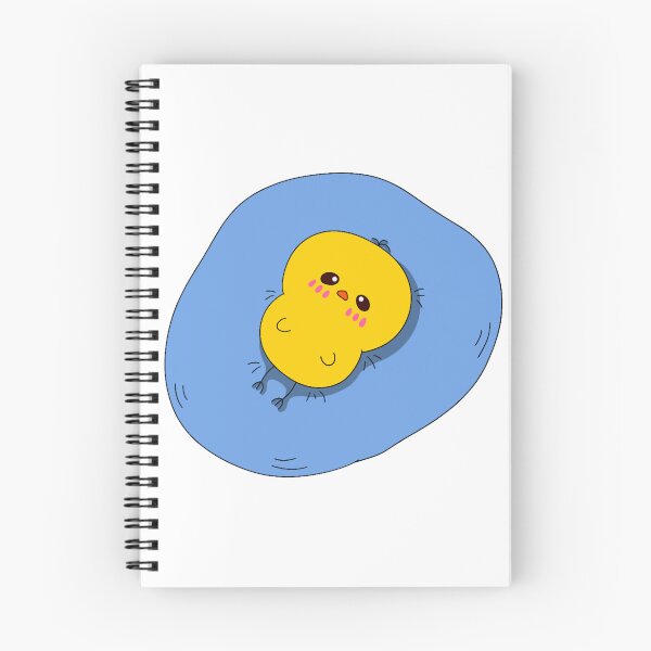 Item preview, Unmotivated chick relaxing on a cushion designed and sold by Demeka-chan.