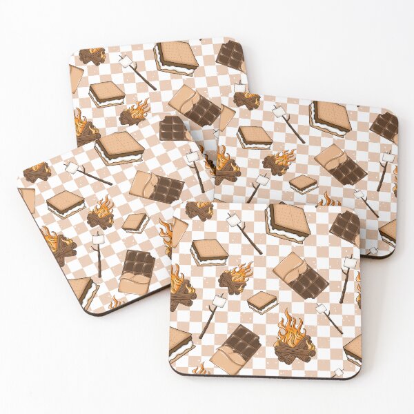 Item preview, Camp Fire S'mores Seamless designed and sold by LostRabbit.