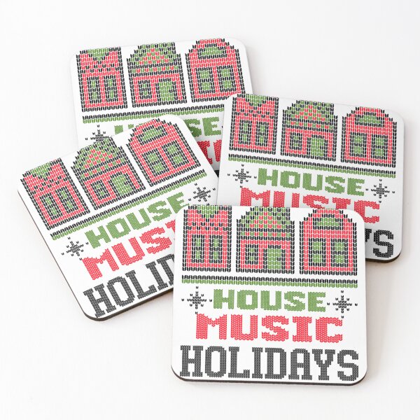 Item preview, HOUSE MUSIC  - Holiday Season (Black)  designed and sold by Discothreadz.