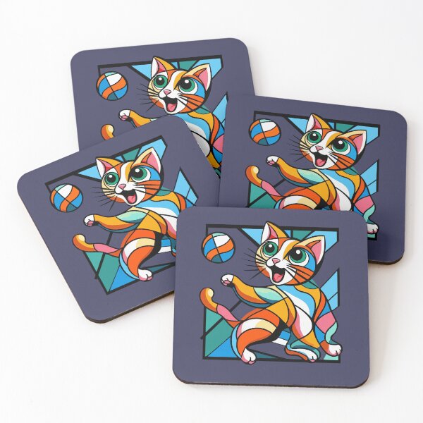 Item preview, Cat plays fetch designed and sold by Asweet1.