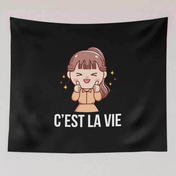 Item preview, C'est La Vie - French Life Quote designed and sold by BigMovesHustler.