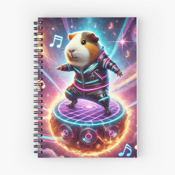 Item preview, Futuristic Breakdancing Guinea Pig in Space designed and sold by MrTrendyDesigns.