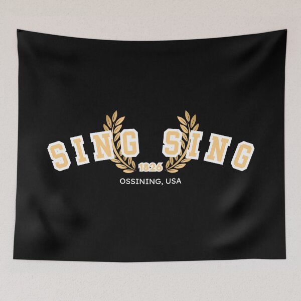 Item preview, Sing Sing Prison “Varsity,” Gold and White designed and sold by UNK-Fatigues.