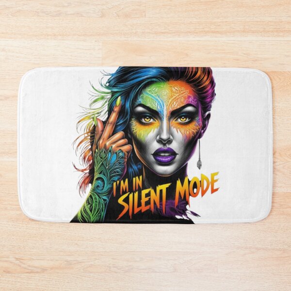 Item preview, Silent Mode: A Multicolor Scratch Art Masterpiece designed and sold by artistmagicshop.