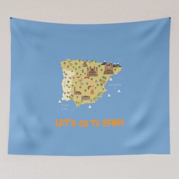 Item preview, Let's Go to Spain designed and sold by BeNoOne.