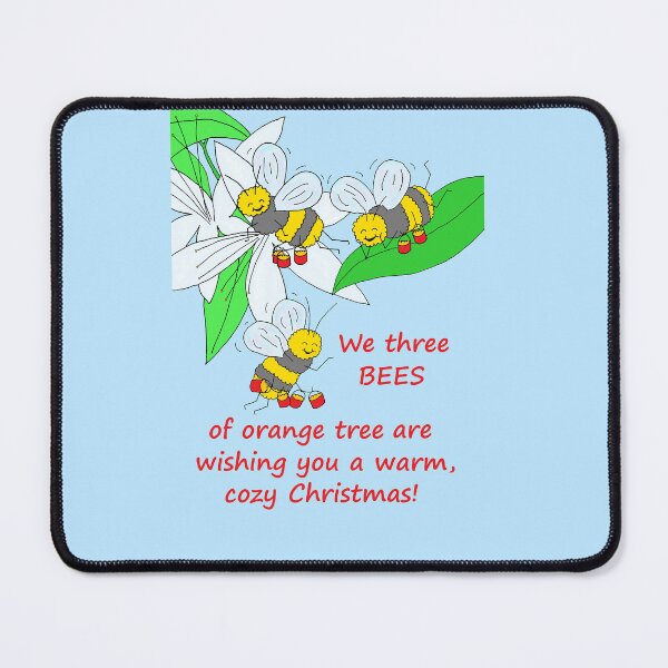 Item preview, We Three Bees of Orange Tree Are... designed and sold by JoyousArt4u.