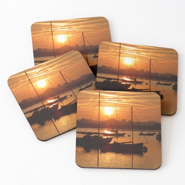 Item preview, Riverscape - Sunrise Over The Deben designed and sold by wiggyofipswich.