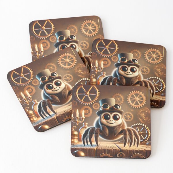 Item preview, Steampunk Jumping Spider designed and sold by Sillytoe.