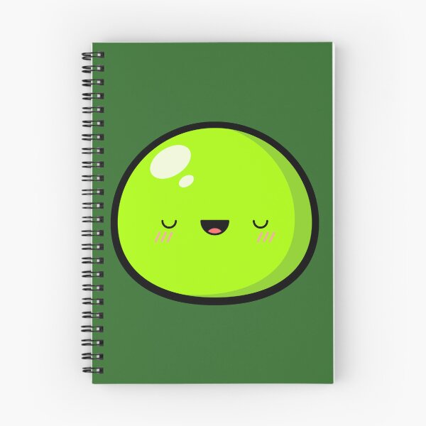 Item preview, Cute Kawaii Green Slime Face Illustration designed and sold by Kubala Designs.