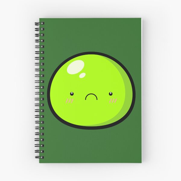 Item preview, Cute Kawaii Green Slime Face Illustration designed and sold by Kubala Designs.