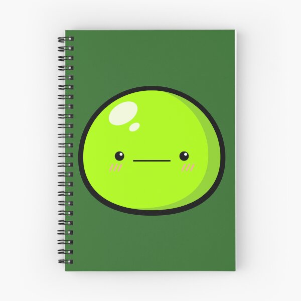 Item preview, Cute Kawaii Green Slime Face Illustration designed and sold by Kubala Designs.
