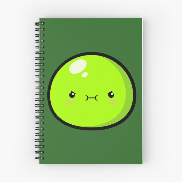 Item preview, Cute Kawaii Green Slime Face Illustration designed and sold by Kubala Designs.