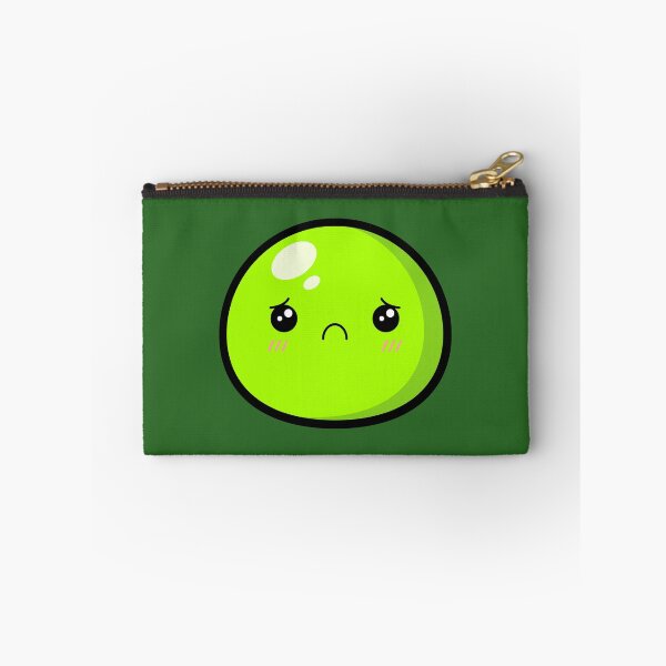 Item preview, Cute Kawaii Green Slime Face Illustration designed and sold by Kubala Designs.