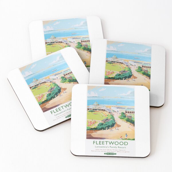 Item preview, Vintage Railway poster for Fleetwood, Lancashire designed and sold by Random Railways.