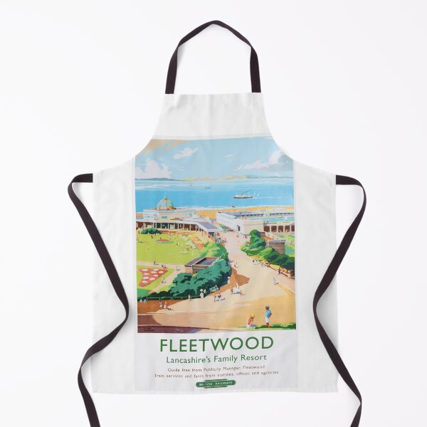 Artikelvorschau, Vintage-Eisenbahnplakat für Fleetwood, Lancashire entworfen und verkauft von Random Railways.