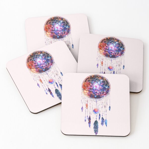 Item preview, Galactic Dreamcatcher with Vibrant Cosmic Feathers designed and sold by PixelReverb.