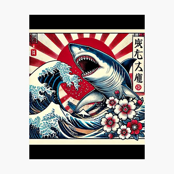Item preview, jaw shark  designed and sold by EuropeanPrints.