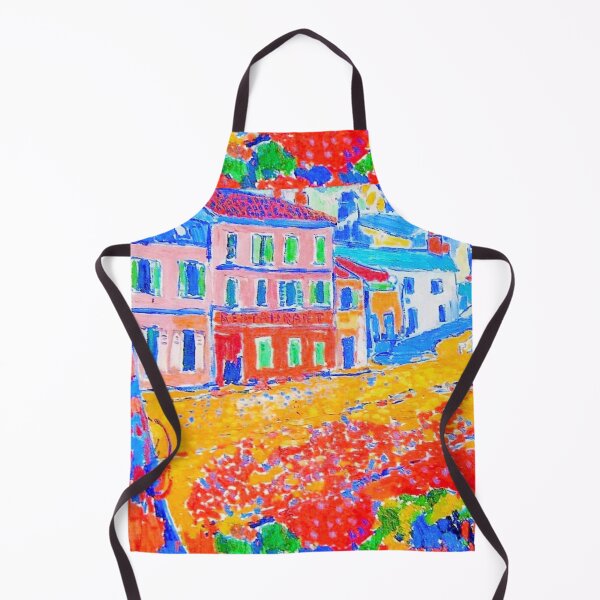 Item preview, Restaurant de la Machine at Bougival by Maurice de Vlaminck ( famous Fauvist painting.) designed and sold by CristalleLisa.